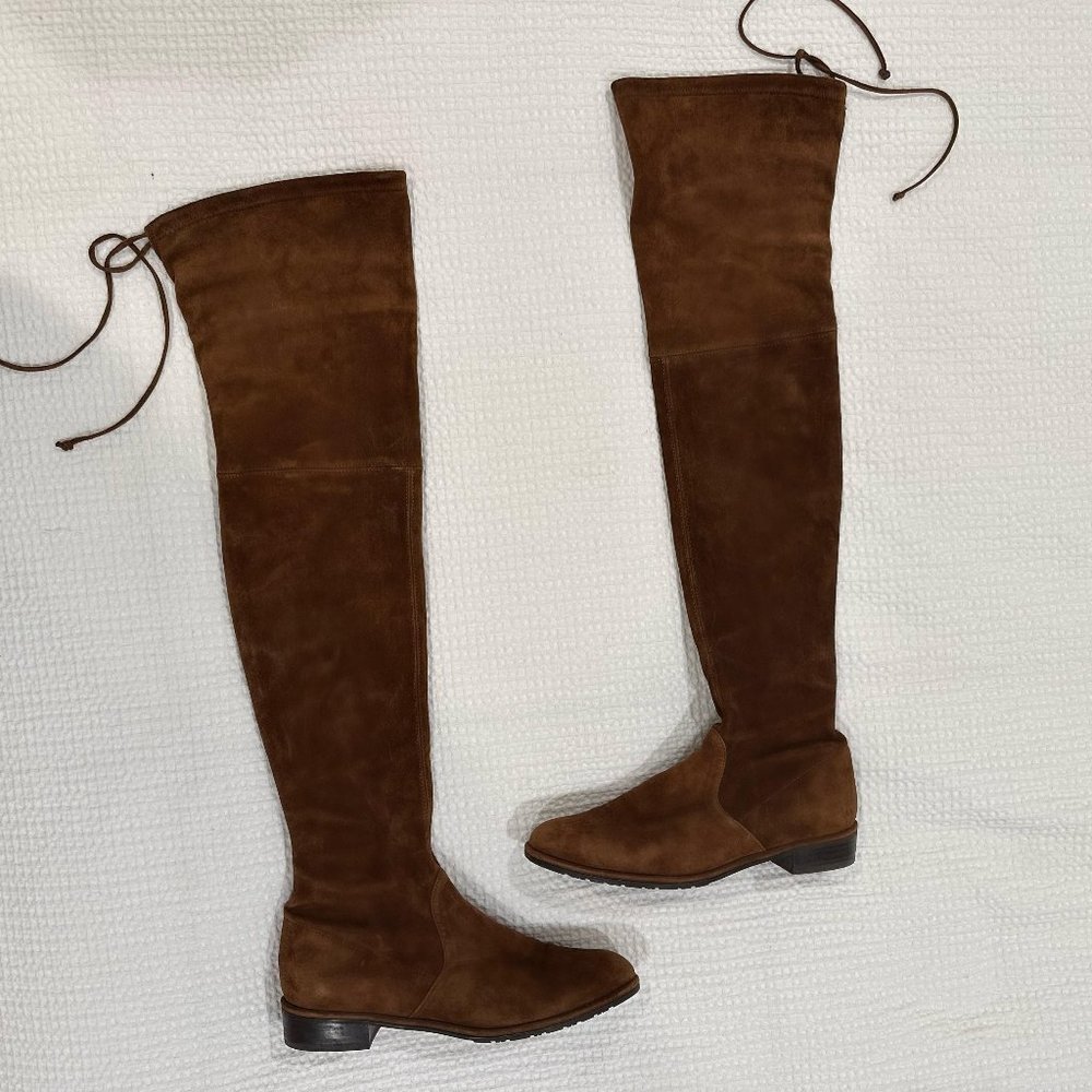 Brown Suede Stuart Weitzman Boots